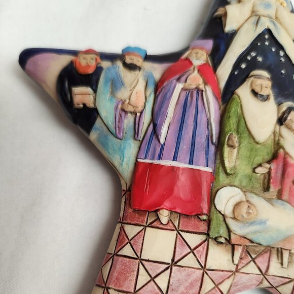 Jim Shore NATIVITY STAR ORNAMENT #4010627 NWT and BOX - Picture 2 of 10